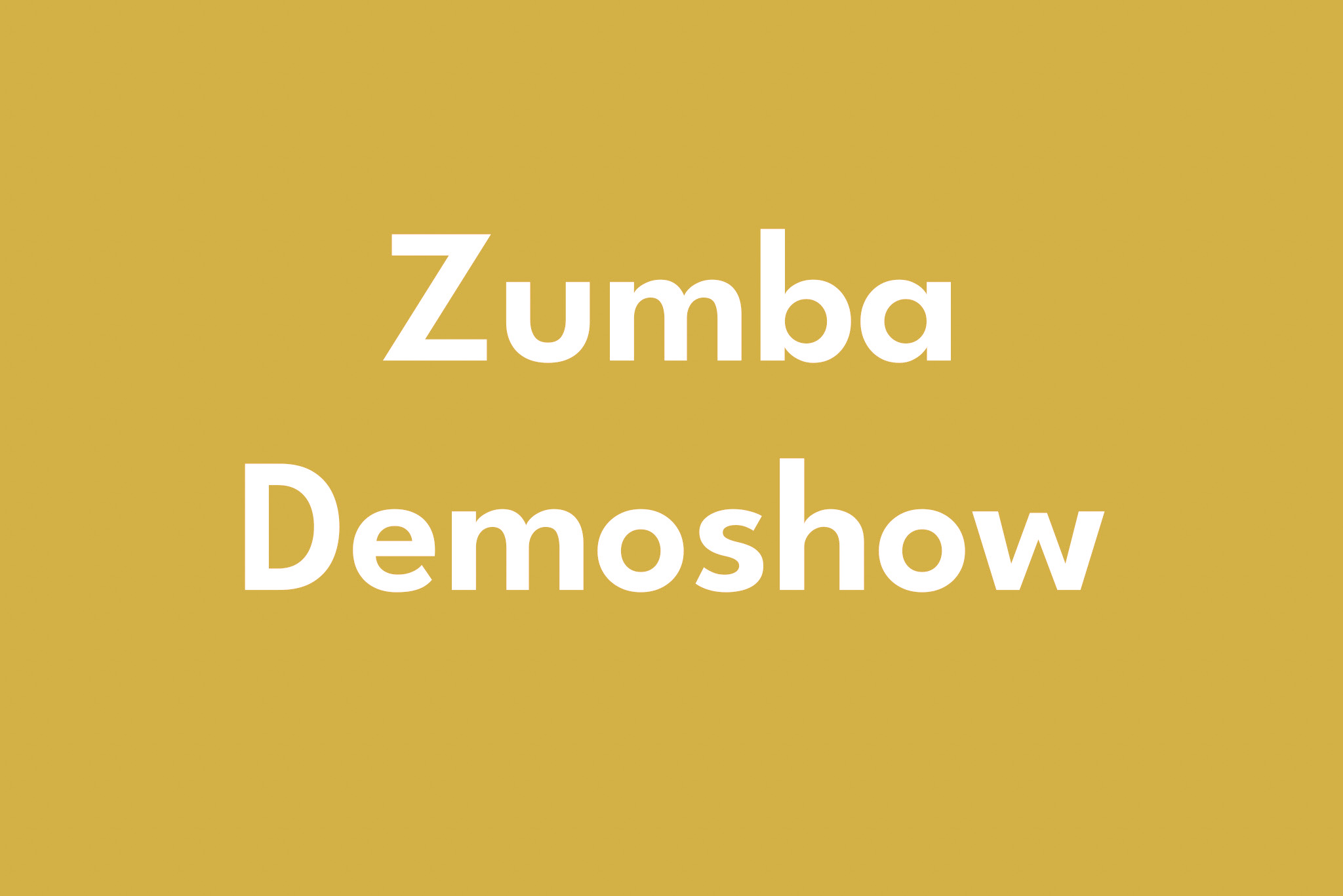JAM 29-Zumba Demoshow mit Tuce