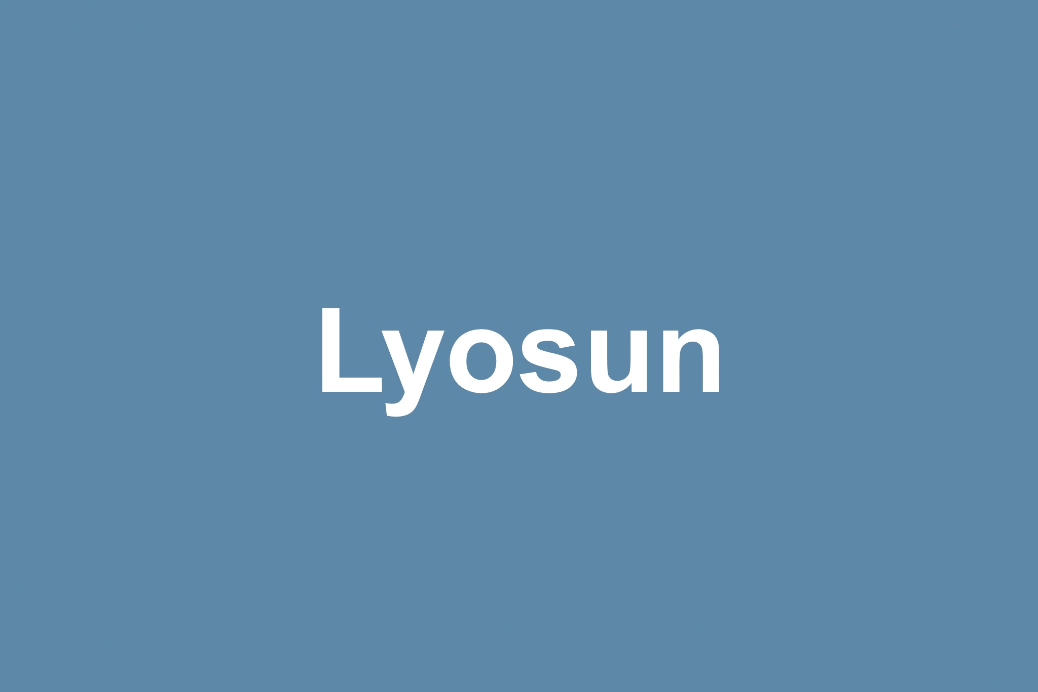 Lyosun (Live Electronic)